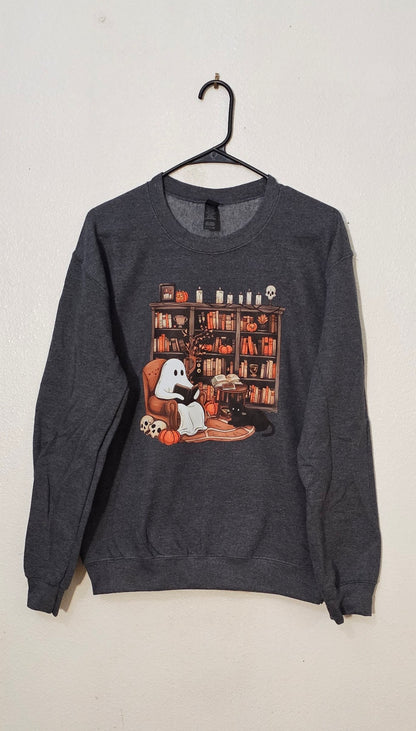 Library Ghost Crewneck