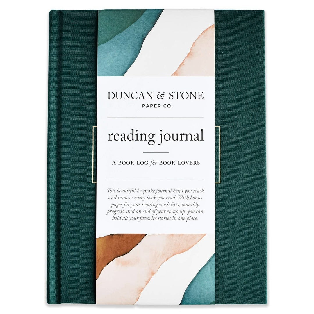 Reading Journal for Book Lover | Book Review Journal: Green