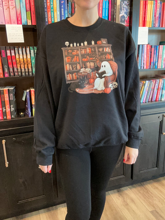 Library Ghost Crewneck