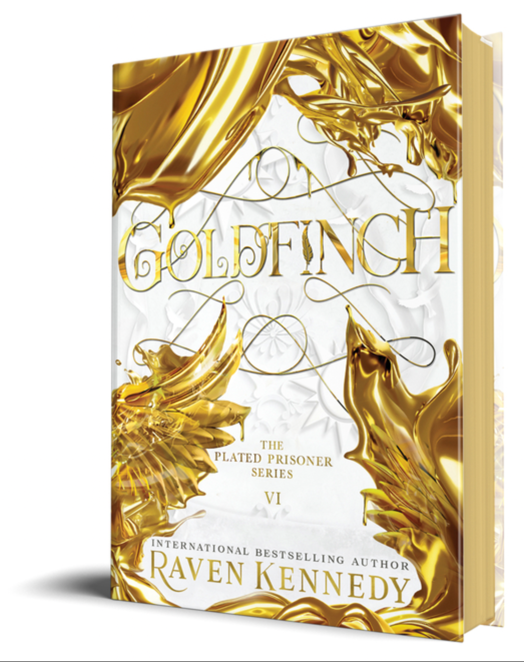 Goldfinch - (The Plated Prisoner) by Raven Kennedy (Hardcover)