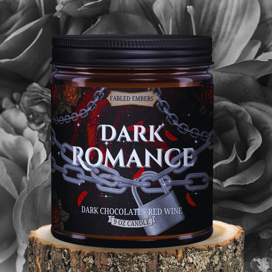 DARK ROMANCE book lovers candle: Just the Candle + Lid